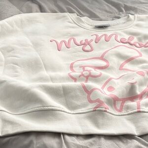 Hello Kitty White and Pink Sweater